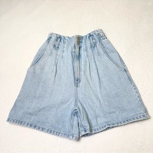 Zara High Waisted Mom Shorts